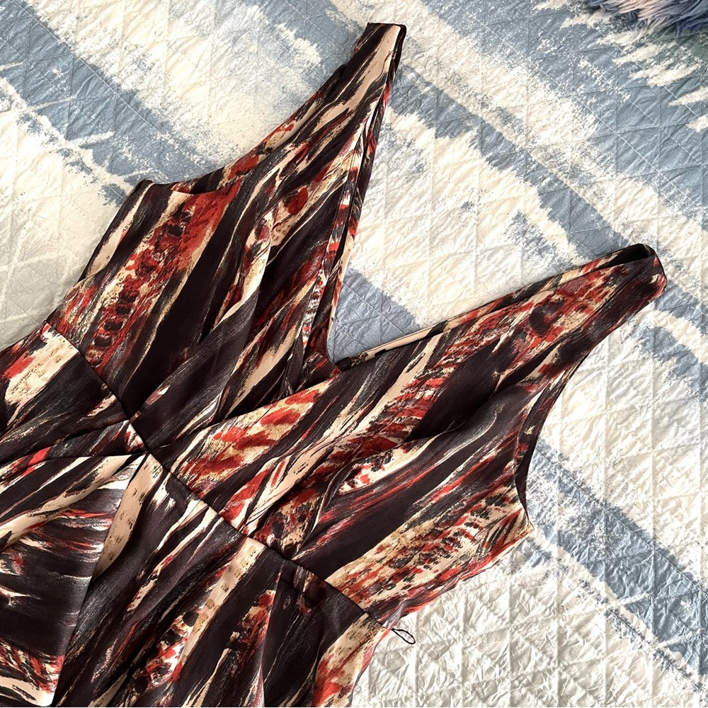 H&M Cross Front V Neck Sleeveless Dress